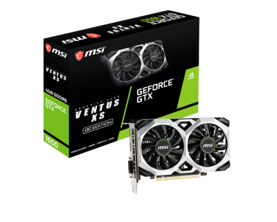 MSI GEFORCE GTX 1650 D6 VENTUS XS OCV3 Видеокарта GTX 1650 D6 VENT XS OCV3 4