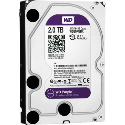 Western Digital WD Purple 2 TB WD20PURX Жесткий диск  2