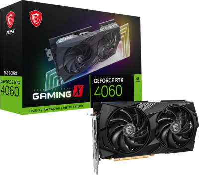 MSI GEFORCE RTX 4060 GAMING X 8G Видеокарта 4