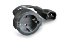 Wize AAC10-EU-C14-0.15M Кабель сетевой AAC10-C14-0.15M