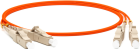 Hyperline FC-D2-50-LC/PR-LC/PR-H-5M-LSZH-OR Патч-корд