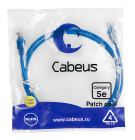 Cabeus PC-UTP-RJ45-Cat.5e-1.5m-BL-LSZH Патч-корд