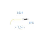 SNR pigtail FC/UPC SM 1,5 m Пигтейл FC/UPC