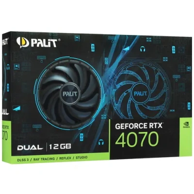 Palit GeForce RTX 4070 Dual Видеокарта NED4070019K9-1047D 7