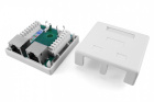 Hyperline SB1-2-8P8C-C5e-SH-WH Розетка компьютерная
