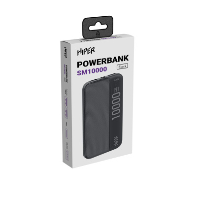 Hiper SM10000 BLACK Мобильный аккумулятор 1