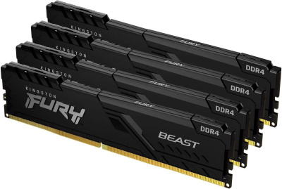 Kingston FURY Beast Black KF432C16BBK4/64 Оперативная память 1