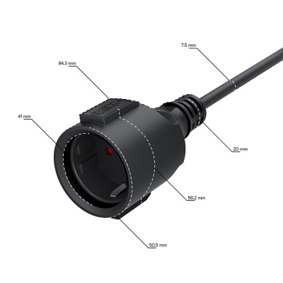 GCR PRO GCR-56425 Удлинитель 3