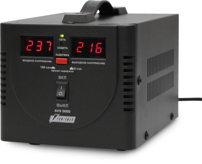 POWERMAN AVS 500D BLACK Стабилизатор 1