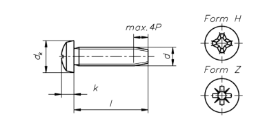 ЦМО Elbox EMS-M5-500 Винт самонарезающий 1