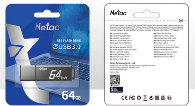 Netac NT03U351N-064G-30BK Память USB Flash 2
