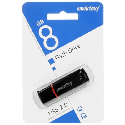 Smartbuy Crown 8Gb Память USB Flash SB8GBCRW-K 1