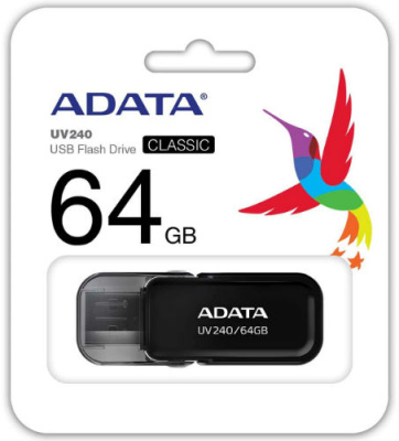 ADATA UV240 64GB Флэш-накопитель AUV240-64G-RBK 3
