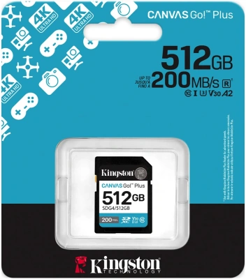 Kingston SDG4/512GB Карта памяти 2