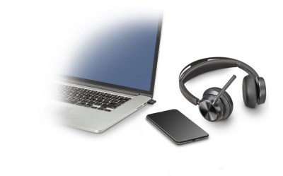 Plantronics VOYAGER FOCUS 2 UC 214433-01 Гарнитура беспроводная 4