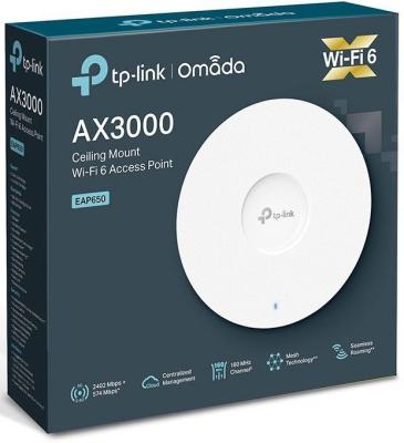 TP-Link EAP650 AX3000 Потолочная точка доступа Wi‑Fi 6 5