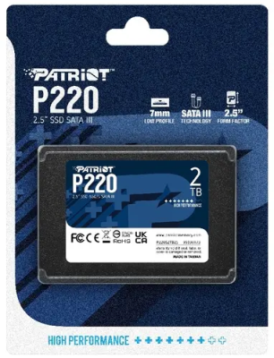 Patriot Memory P220 2TB SATA накопитель P220S2TB25 3