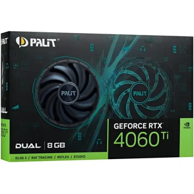 Palit GeForce RTX 4060 Ti Dual Видеокарта NE6406T019P1-1060D 7