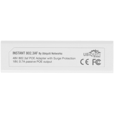 Ubiquiti Instant 802.3af indoor (INS-8023AF-I) Преобразователь PoE 48 В 802.3af в 18 В 1