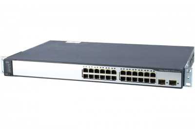 Cisco Catalyst WS-C3750V2-24TS-E Коммутатор 