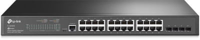 TP-Link TL-SG3428 JetStream 24‑портовый гигабитный управляемый коммутатор уровня 2+ с 4 SFP‑слотами