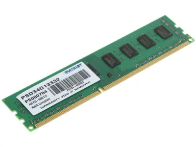 Patriot Signature Line 4GB Модуль памяти PSD34G13332 1