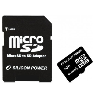 Silicon Power SDHC 8gb 4 class Карта памяти 1