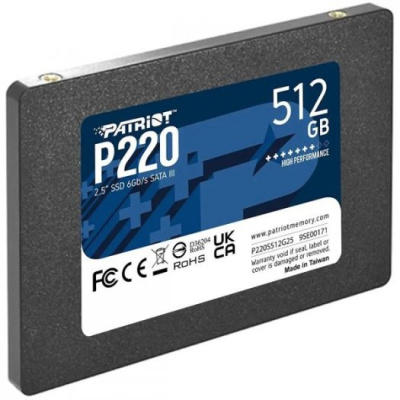 Patriot P220 512 Gb Накопитель SSD P220S512G25 1