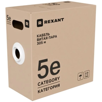 Rexant 02-0005-R Кабель витая пара U/UTP 1