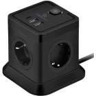 Cablexpert TWR-4-CU2-B-2 Сетевой фильтр