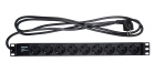 Hyperline SHE19-9SH-2.5EU Блок розеток 5