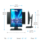 BenQ SW240 Монитор  9H.LH2LB.QBE 5