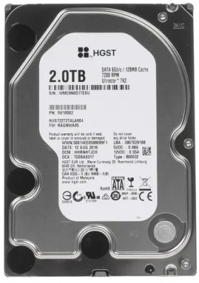 Western Digital Ultrastar DC HA210 HUS722T2TALA604 Жесткий диск 1W10025