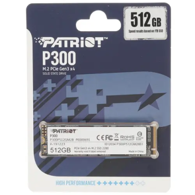 Patriot P300 512GB M.2 накопитель P300P512GM28 2