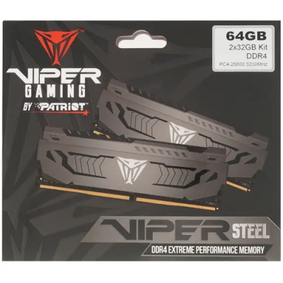 Patriot Viper Steel 64GB Модуль памяти PVS464G320C6K 2