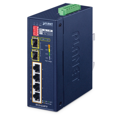 PLANET IFGS-624PTF Промышленный Ethernet-коммутатор