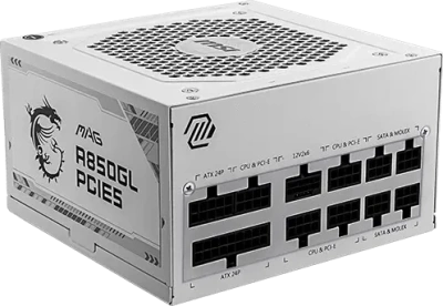MSI MAG A850GL PCIE5 WHITE Блок питания 306-7ZP8A24-CE0