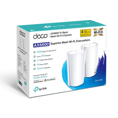 TP-Link Deco X90 (2-pack) Mesh Wi-Fi система  2