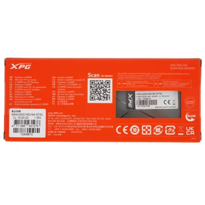 ADATA XPG SPECTRIX D50 RGB 16GB Оперативная память AX4U320016G16A-ST50 3