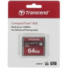 Transcend TS64GCF800 64GB Compact Flash 800x Карта памяти
