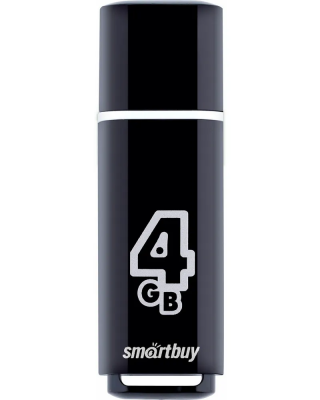 Smartbuy Glossy series Black 4Gb Флеш-накопитель SB4GBGS-K
