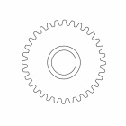 Ricoh M0EDB971 Промежуточная шестерня