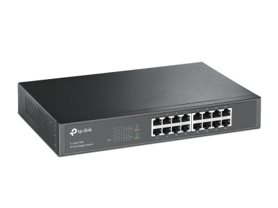 TP-Link TL-SG1016D 16-портовый гигабитный настольный/монтируемый в стойку коммутатор 1