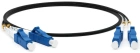 Hyperline FC-D2-9-LC/UR-LC/UR-H-1M-LSZH-BK Патч-корд