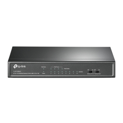 TP-Link TL-SF1008LP 8-портовый 10/100 Мбит/с настольный коммутатор с 4 портами PoE