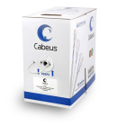 Cabeus FTP-4P-Cat.5e-SOLID-LSZH-GY Кабель витая пара