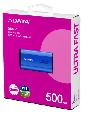 ADATA External AELI-SE880-500GCBU Твердотельный накопитель 5