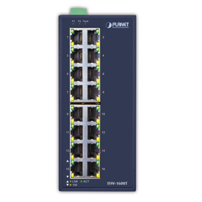 PLANET ISW-1600T Промышленный коммутатор 2