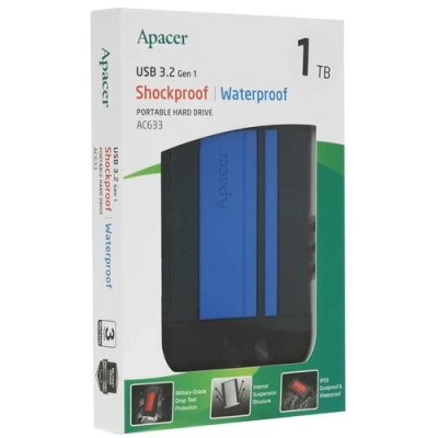 Apacer AP1TBAC633U-1 Внешний жёсткий диск 3