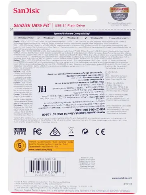 SanDisk Ultra Fit 128GB SDCZ430-128G-G46 Флэш-накопитель 2